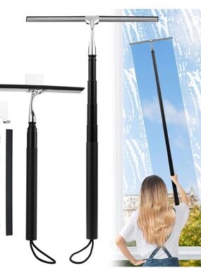 Toncoke 2 in 1 window squeegee